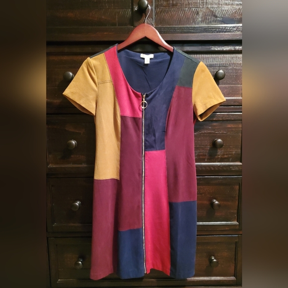 Color block dress with lining - Picture 1 of 2